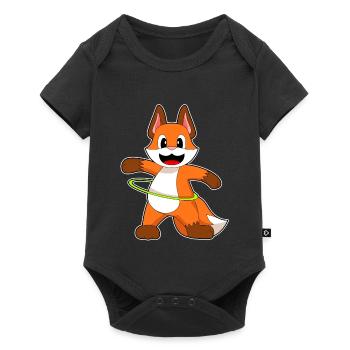 Gymnastique d’entraînement Fox Fitness Hoop - Body à manches courtes Premium Bébé - noir - Devant