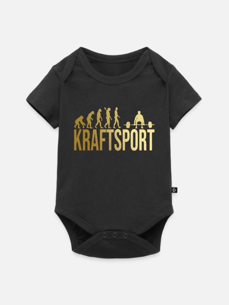 Evolution Kraftsport - Baby Premium Kurzarmbody - Schwarz