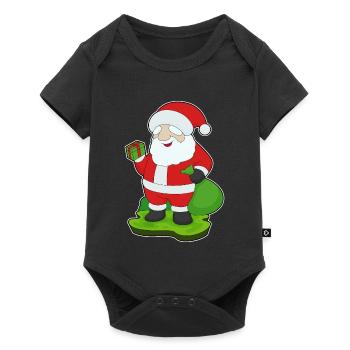 Forfait Noël Père Noël - Body à manches courtes Premium Bébé - noir - Devant