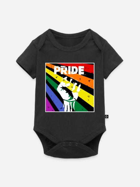 PRIDE - Baby Premium Kurzarmbody - Schwarz