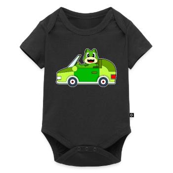 Frog Car - Baby Premium short-sleeve bodysuit - black - Front
