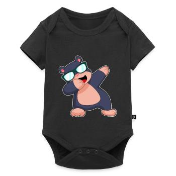 Mole Hip Hip Dance - Baby Premium short-sleeve bodysuit - black - Front