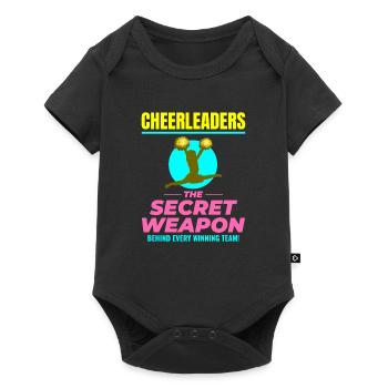 Pom-pom girl Cheerleading Girl Cheering Cheer Squad - Body à manches courtes Premium Bébé - noir - Devant