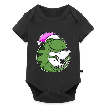 Chameleon fatigué Sleep In - Body à manches courtes Premium Bébé - noir - Devant