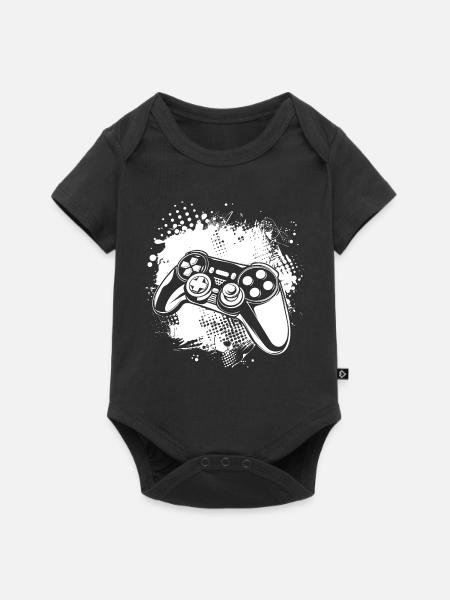 Gaming - Baby Premium Kurzarmbody - Schwarz