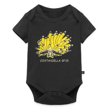 Sea snail, sapsucker, Costasiella sp.01 - Baby Premium short-sleeve bodysuit - black - Front