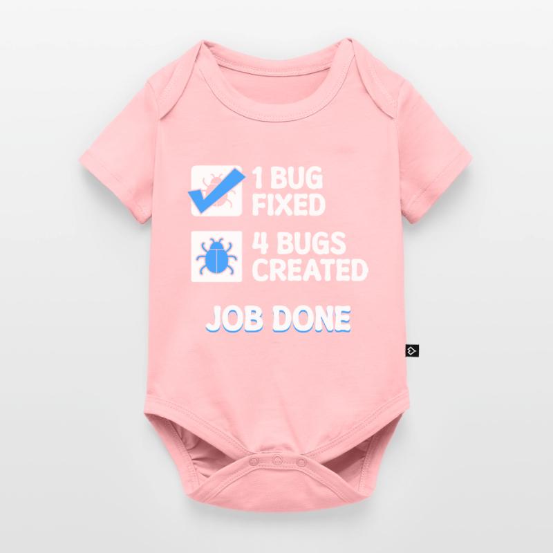Bugfixing Developer Bugs Code Statement Computer Science Baby Premium short-sleeve bodysuit