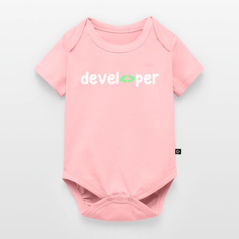 Developer Code Scripting Debug Informatik Geek Baby Premium short-sleeve bodysuit