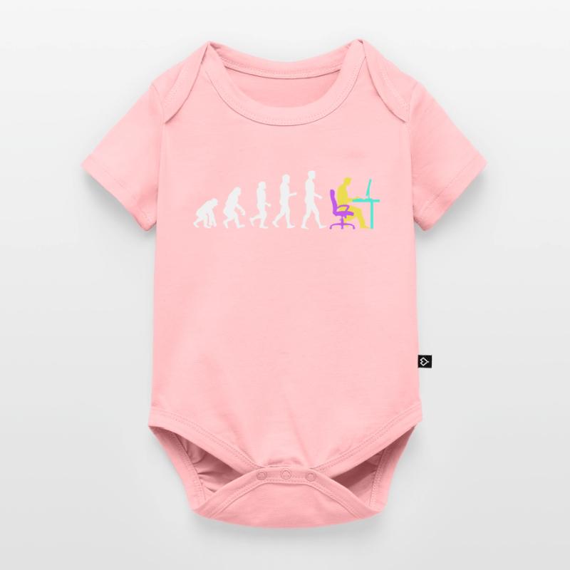 Developer Evolution Computergeek Open Source Baby Premium short-sleeve bodysuit
