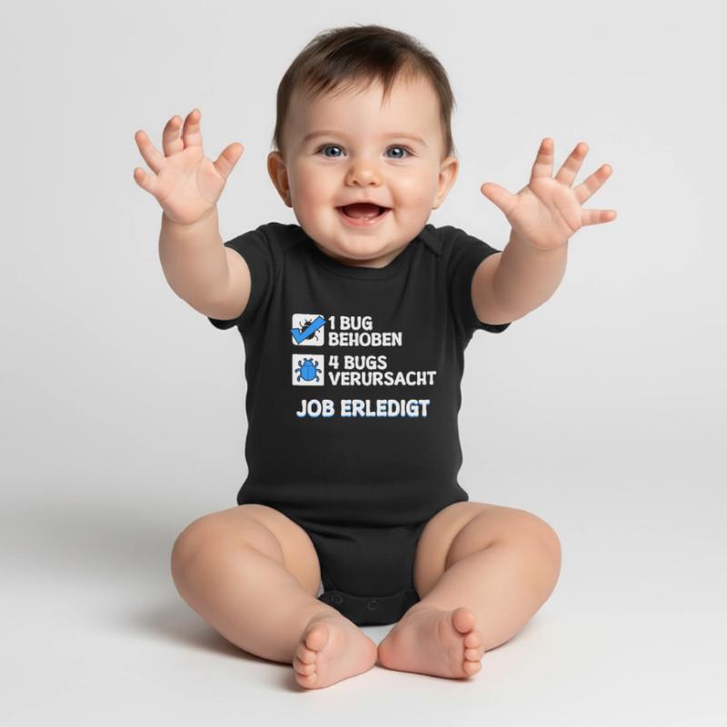 Développeur Coden skripting bugs debug correction de bugs Body à manches courtes Premium Bébé