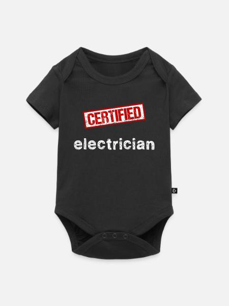 Electrician - Baby Premium short-sleeve bodysuit - black