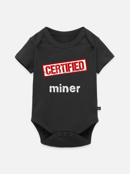Bergarbeiter - Baby Premium Kurzarmbody - Schwarz