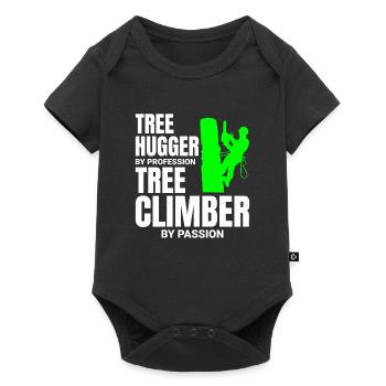 Arboriste Arboriste Chirurgien Grimpeur Grimpeur Tondeuse - Body à manches courtes Premium Bébé - noir - Devant