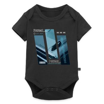 Never Stop Exploring - Baby Premium short-sleeve bodysuit - black - Front