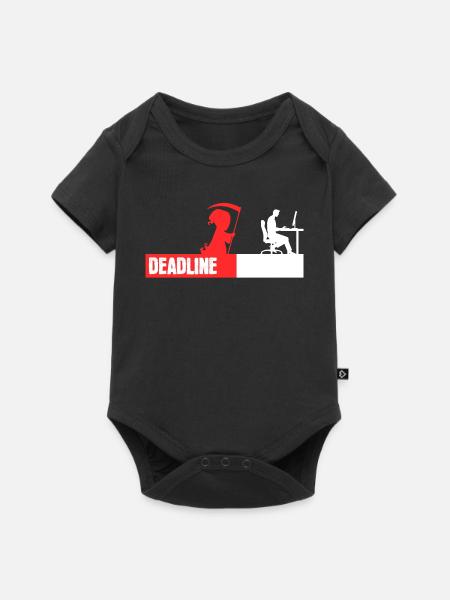 Computerfreak Developer Coden Statement Skripting - Baby Premium Kurzarmbody - Schwarz