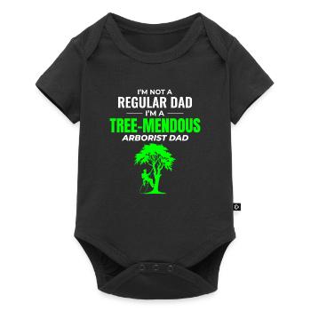Arborist Tree Surgeon Climber Climbing Trimmer - Baby Premium short-sleeve bodysuit - black - Front