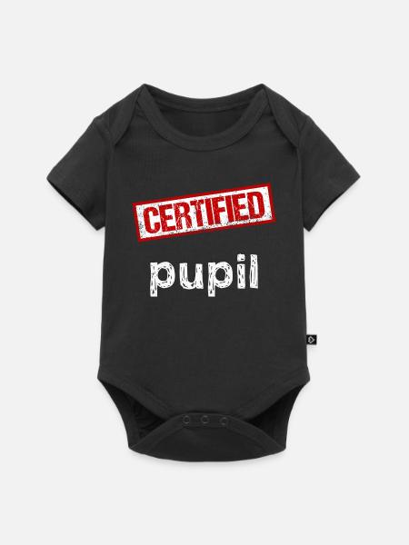 Schüler - Baby Premium Kurzarmbody - Schwarz