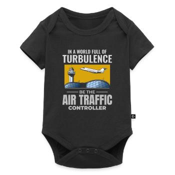 Air Traffic Controller ATC Aviation Humor Airplane - Baby Premium short-sleeve bodysuit - black - Front