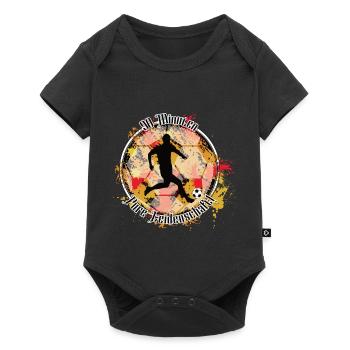 Fußball Leidenschaft München – Urban Soccer - Baby Premium short-sleeve bodysuit - black - Front
