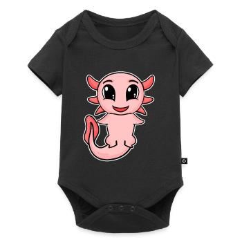 Axolotl Motif Kids Cute - Baby Premium short-sleeve bodysuit - black - Front