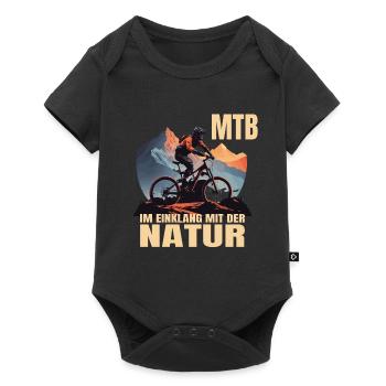 MTB - Im Einklang mit der Natur - Baby Premium Kurzarmbody - Schwarz - Vorne