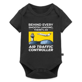 Air Traffic Controller ATC Aviation Humor Flight - Baby Premium short-sleeve bodysuit - black - Front