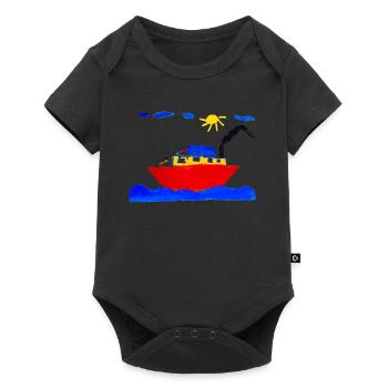 Holiday steamer - Baby Premium short-sleeve bodysuit - black - Front
