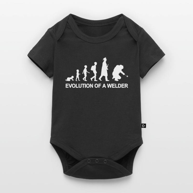 Evolution eines Schweißers Baby Premium Kurzarmbody