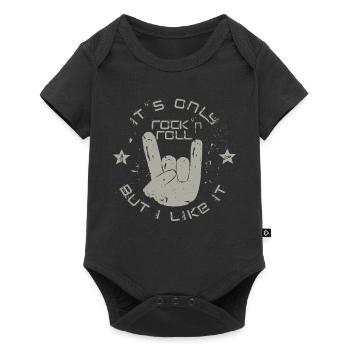 only Rock 'n' Roll - Baby Premium short-sleeve bodysuit - black - Front