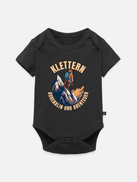 Adrenalin und Abenteuer - Baby Premium Kurzarmbody - Schwarz
