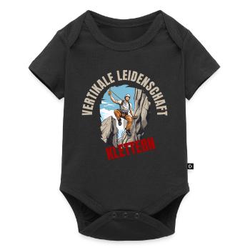 Vertikale Leidenschaft - Baby Premium Kurzarmbody - Schwarz - Vorne