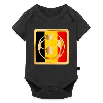Football Belgium Football Belgique - Body à manches courtes Premium Bébé - noir - Devant