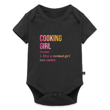 Cooking Cooking Cooking - Baby Premium short-sleeve bodysuit - black - Front