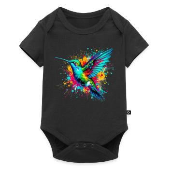 Colibri - Body à manches courtes Premium Bébé - noir - Devant