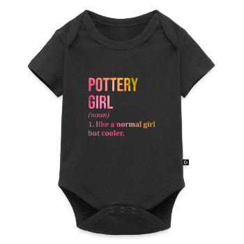 Poterie Poterie Poterie - Body à manches courtes Premium Bébé - noir - Devant