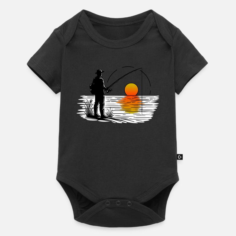 Pêcheur 3 - Body à manches courtes Premium Bébé - noir