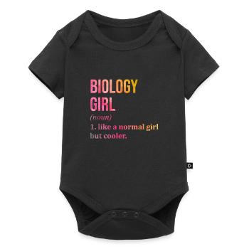 Biology - Baby Premium short-sleeve bodysuit - black - Front