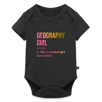 Géographie Géographie Géographie - Body à manches courtes Premium Bébé - noir - Devant