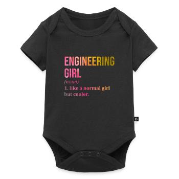 Engineering Engineering Engineering - Baby Premium short-sleeve bodysuit - black - Front