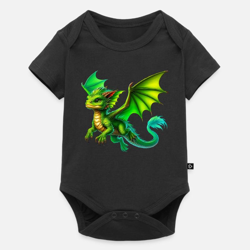 Dragon - Body à manches courtes Premium Bébé - noir