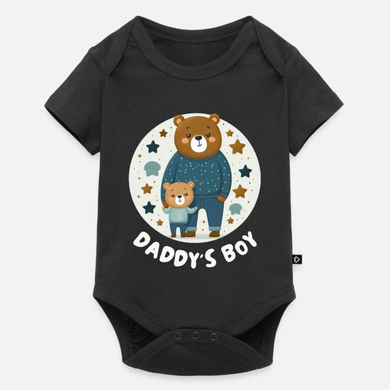 Le garçon à papa - Body à manches courtes Premium Bébé - noir