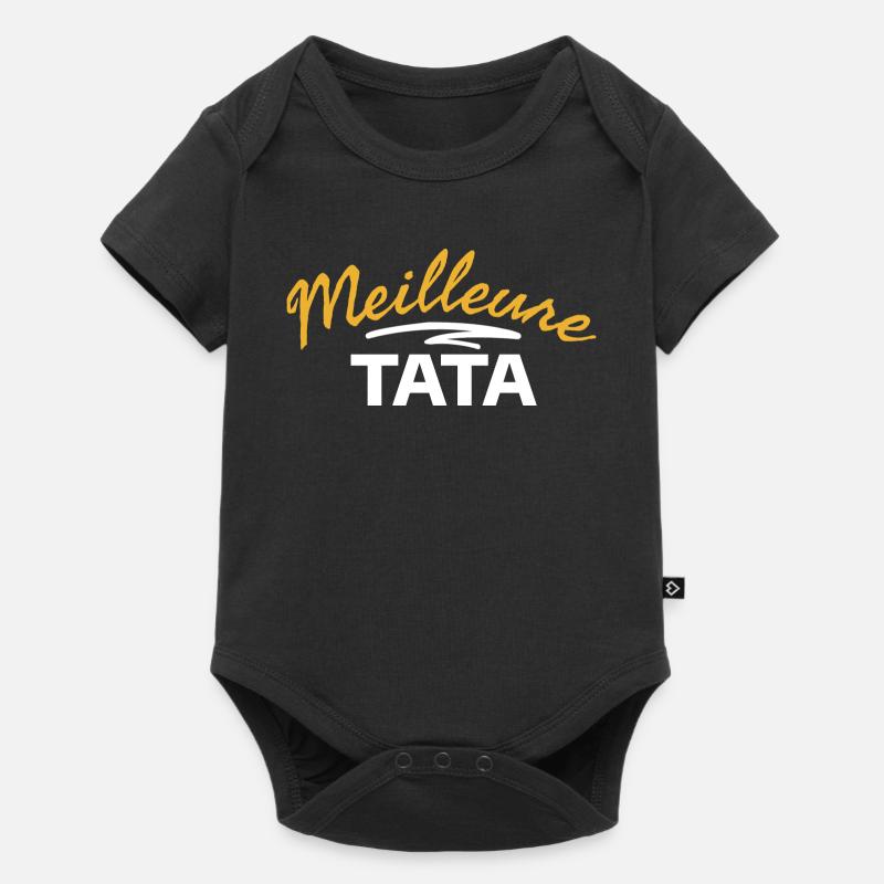 Design d'Expression Paternée TATA Mère - Body à manches courtes Premium Bébé - noir