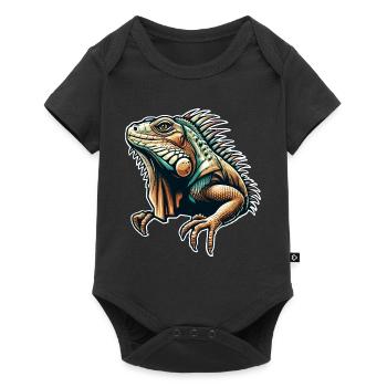 Iguana - Baby Premium short-sleeve bodysuit - black - Front