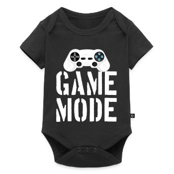 Game Mode - Baby Premium Kurzarmbody - Schwarz - Vorne
