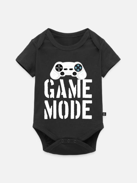 Game Mode - Baby Premium Kurzarmbody - Schwarz