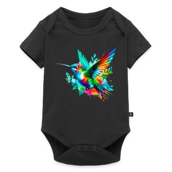 Colibri - Body à manches courtes Premium Bébé - noir - Devant