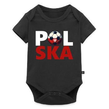 Football polonais - Body à manches courtes Premium Bébé - noir - Devant