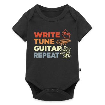 Citation du guitariste - Body à manches courtes Premium Bébé - noir - Devant