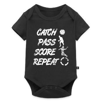 Motivation des joueurs de handball - Body à manches courtes Premium Bébé - noir - Devant