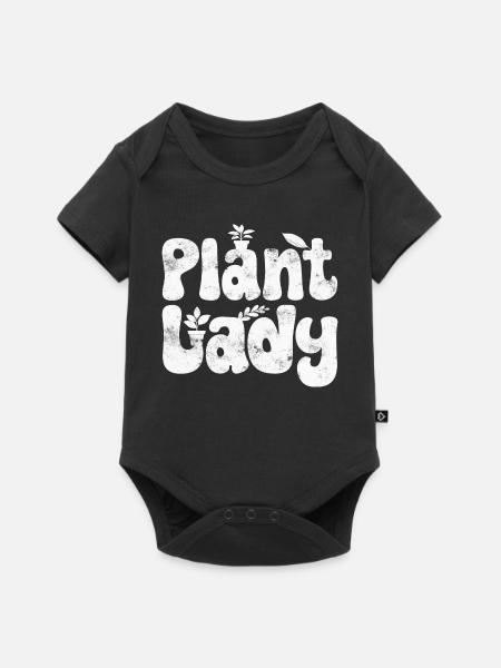 Pflanze - Baby Premium Kurzarmbody - Schwarz